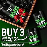 Vista 3 de Organic Shilajit Gummies with Sea Moss Gummies - Shilajit Supplement for Immune Support - Pure Himalayan Shilajit and Ashwagandha with Sea Moss and