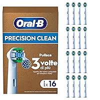 Oral-B Testine Di Ricambio per Spazzolino Elettrico, 16 Testine Oral B Pro Precision