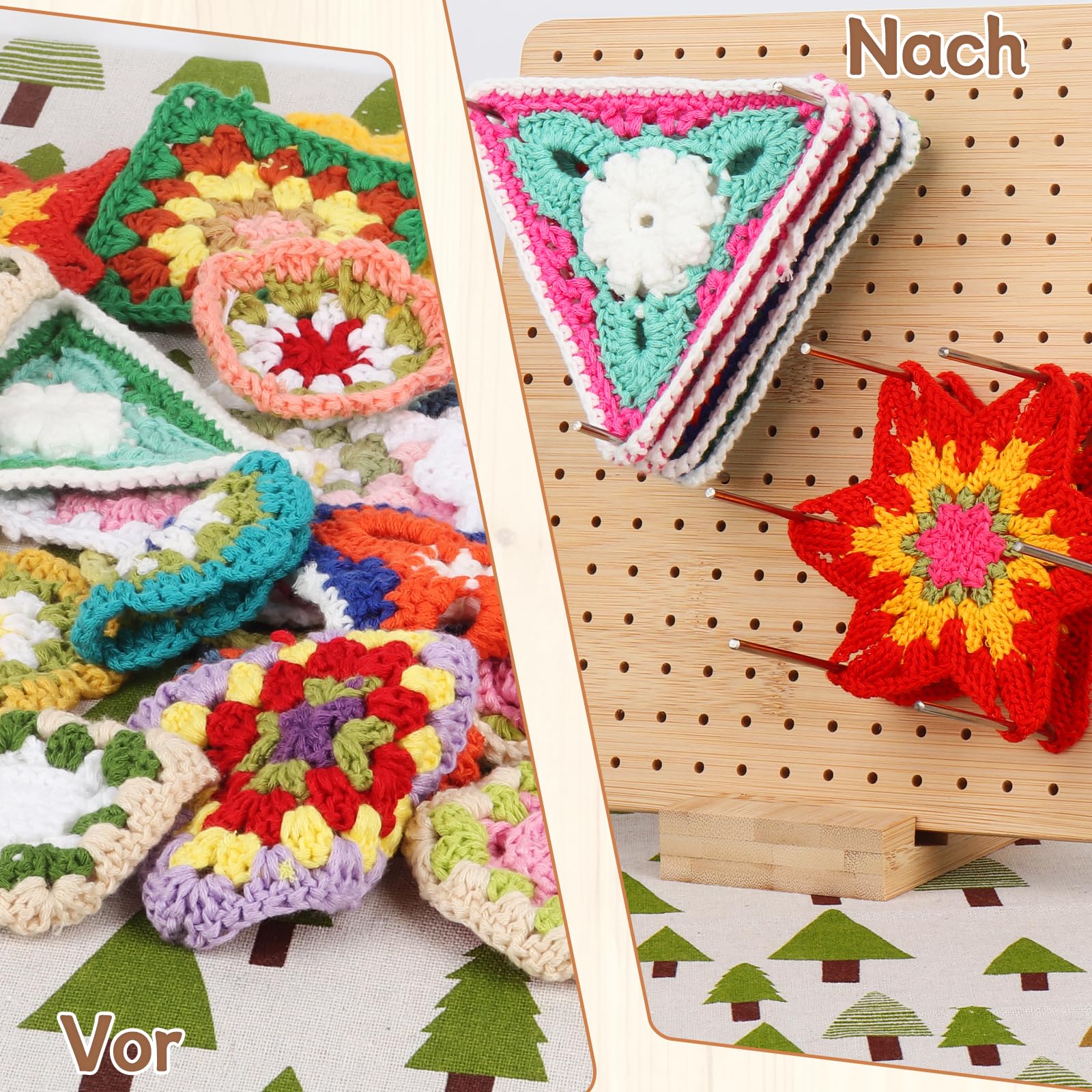 Tiges Acier Inoxydable Pour Blocage Au Crochet - Lot De 12, Pour Planche à Trous - Accessoire Tricot/crochet