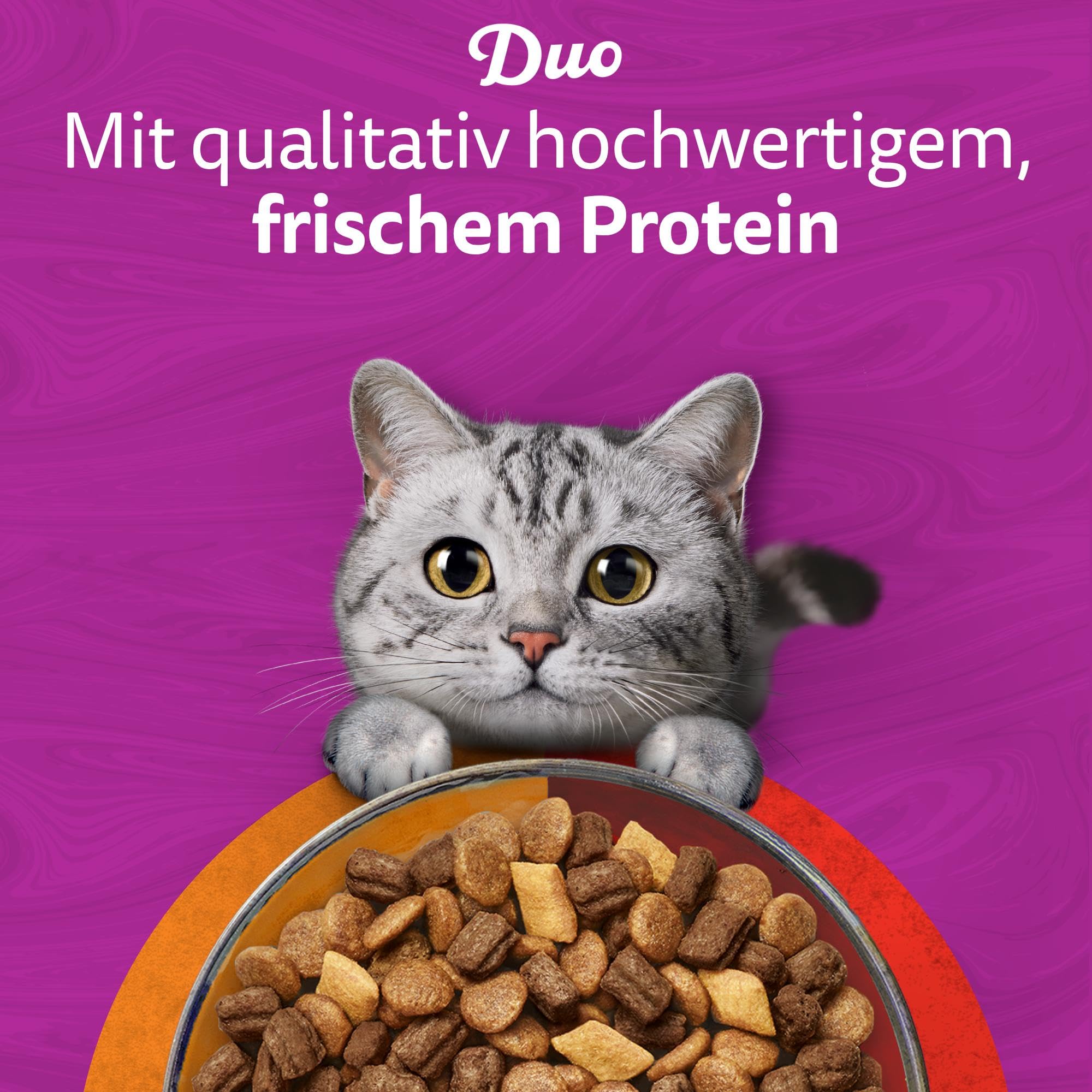Whiskas Duo Trockenfutter für ausgewachsene Katzen 6 x 1.9 kg Classic Combos