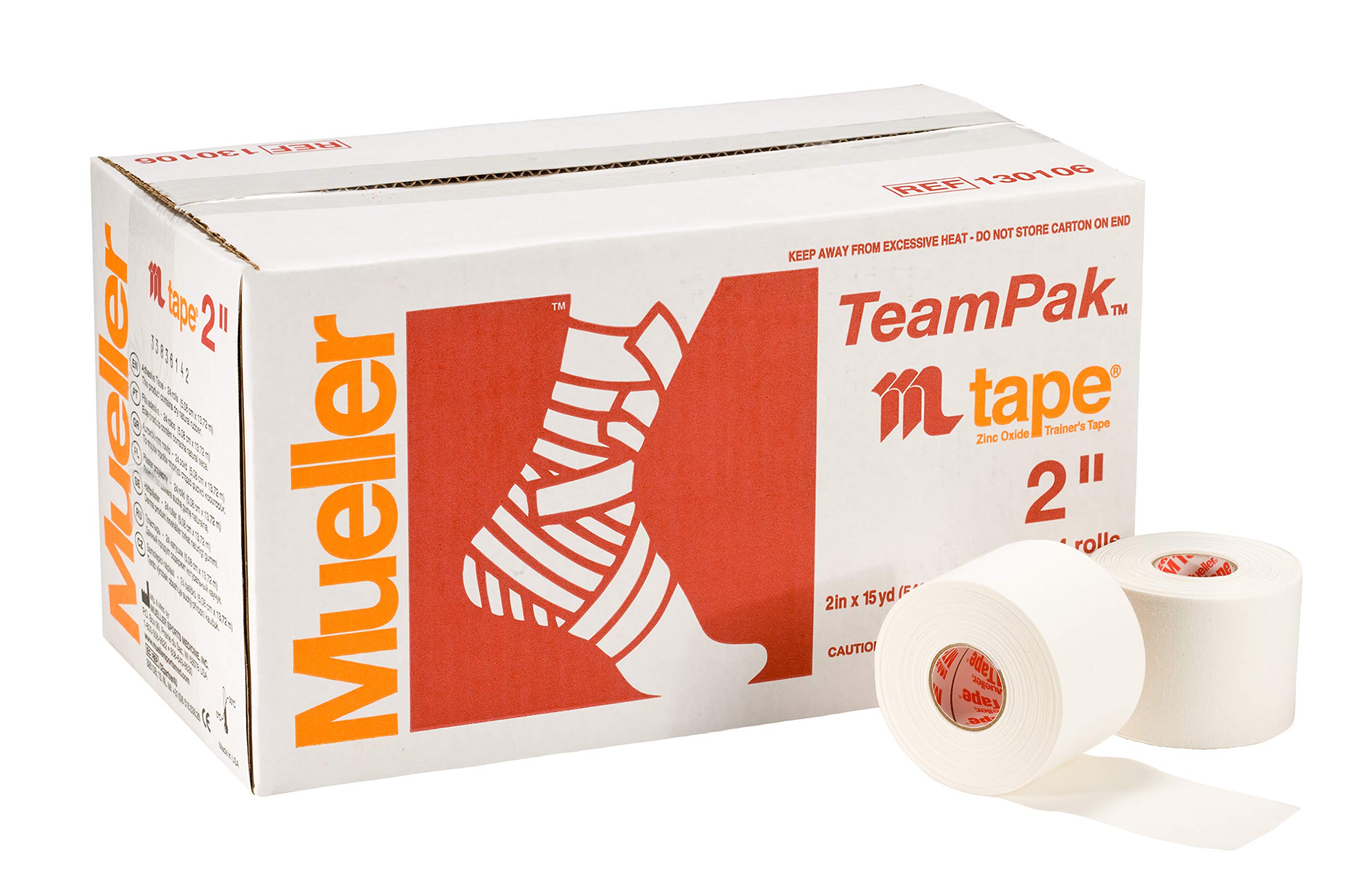 Mueller M-Tape, 2" x 15 yd, White