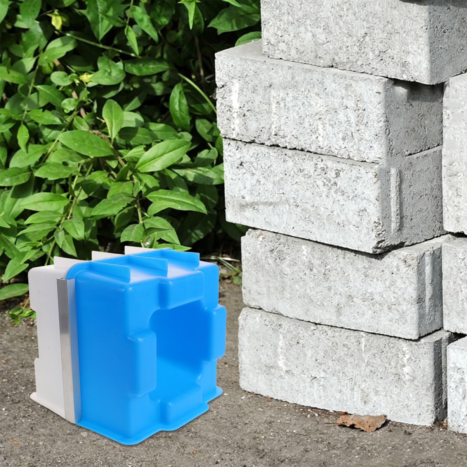 Molde de Hormigón de Plástico para Bloques de Muro, Resistente