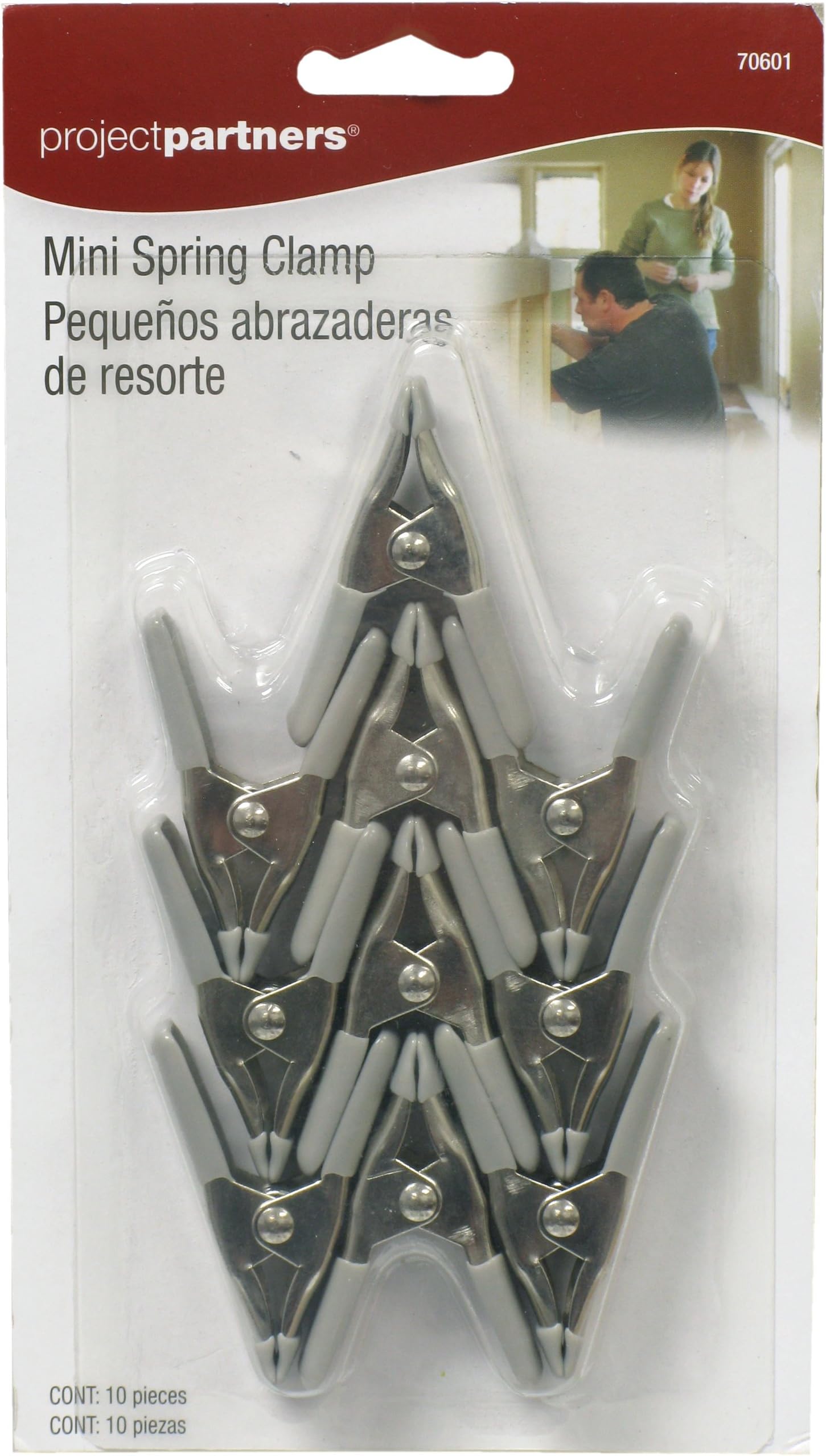 ProjectPartner 70601 Mini Clamp Assortment, 10-Pack