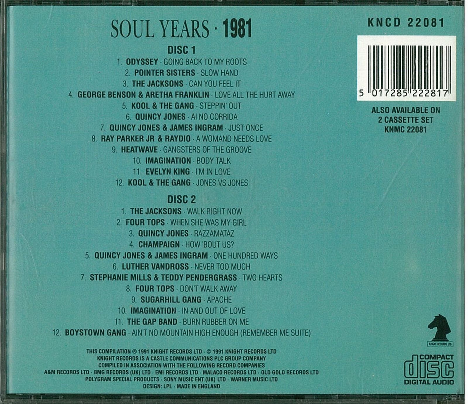 The Soul Years 1981 [UK Import]