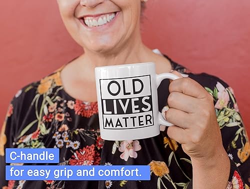 Miniatura 4 de Taza de café Old Lives Matter Old Lives Still Matter, regalos para hombres, Old Lives Still Matter, taza de café de 11 onzas, regalos para hombres