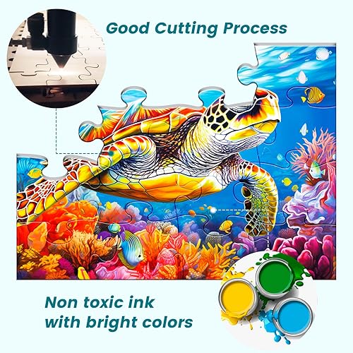 Miniatura 4 de 6 paquetes de 16 piezas grandes rompecabezas de demencia Alzheimer productos y actividades para personas mayores regalo rompecabezas fácil,