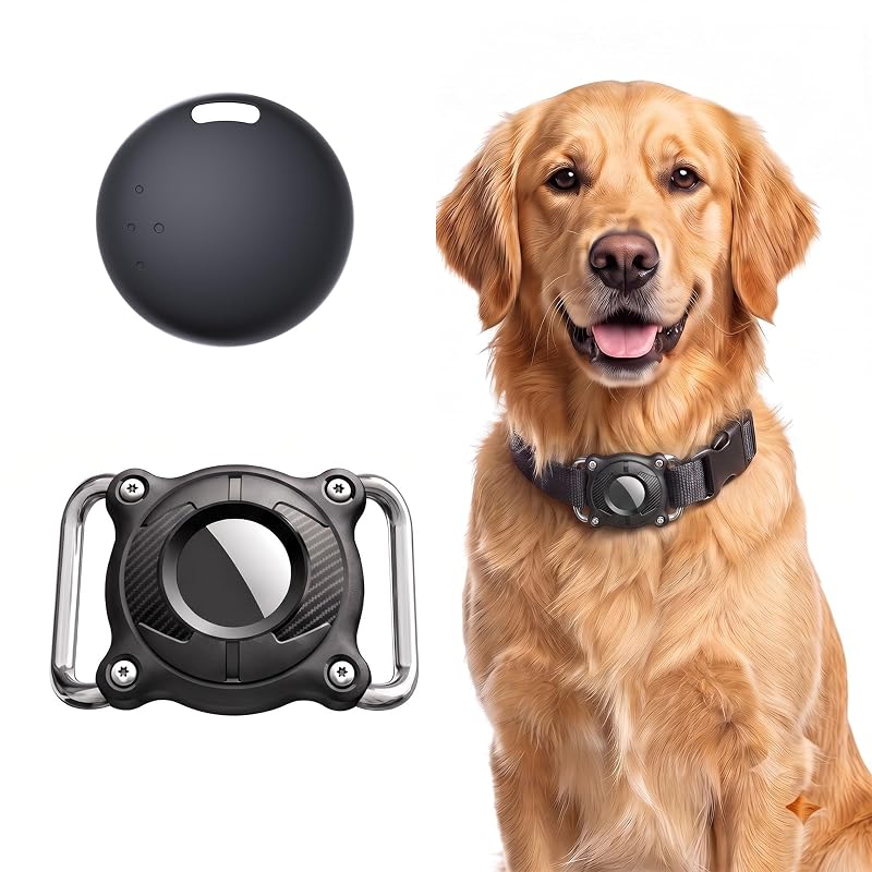 Rastreador de Localização para Cães e Gatos ASUIU X3 com Bluetooth, Capa Protetora IP67 e Bateria Substituível