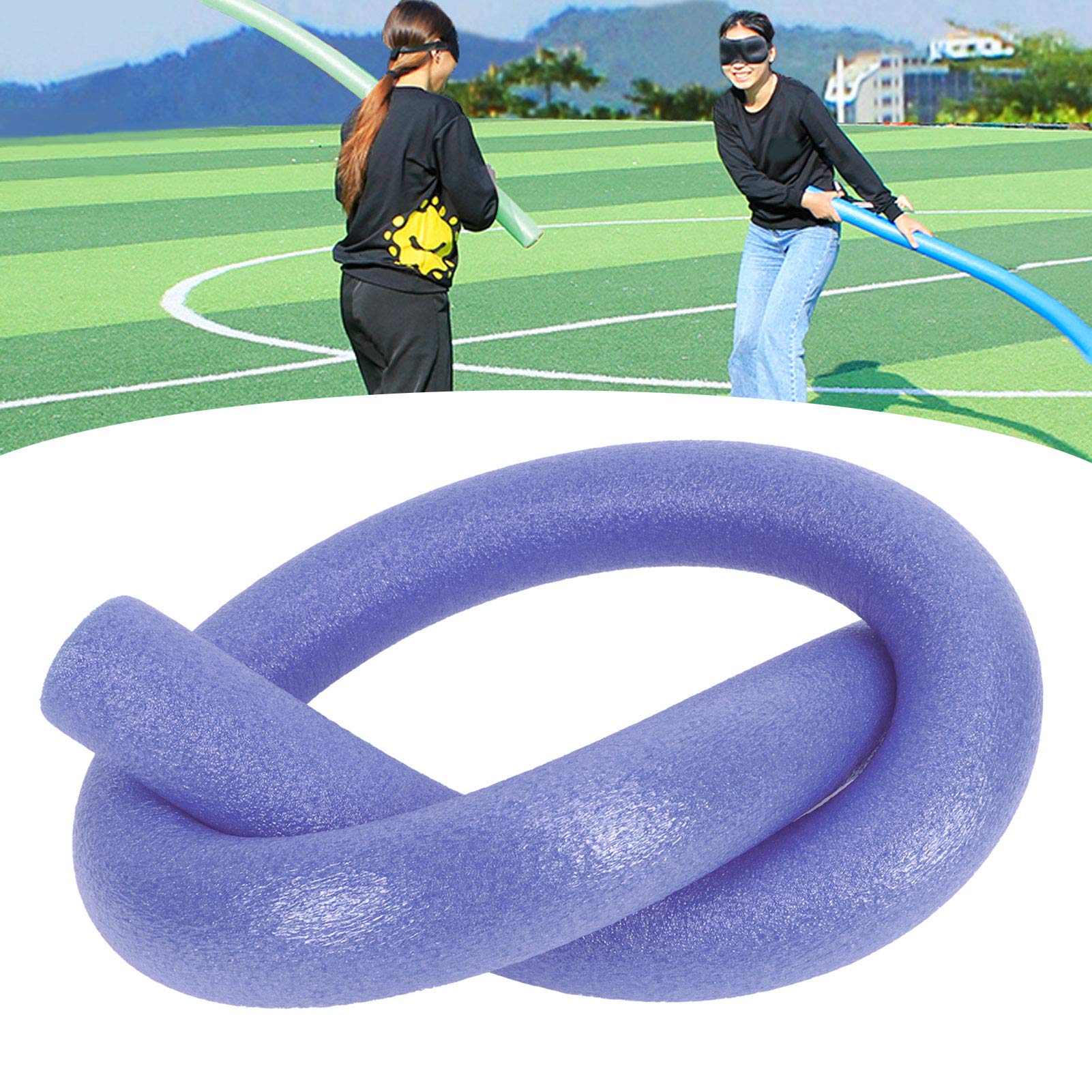 Annadue 9 Piezas/1 Pieza de Fideos de Espuma EPE para Piscina, Palo Flotante de Agua para Juegos con los Ojos Vendados, Juguete de Ayuda para Nadar para Niños para Fiesta en la Piscina Diversión Al