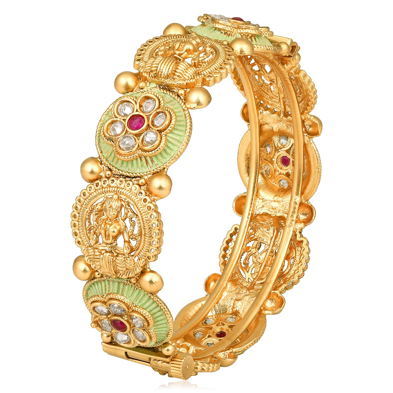 See full amazon price history chart for Peora Gold Plated Meenakari Synthetic Stone Studded Single Piece Openable Kada Bangle Traditional Jewellery for Women (Size - 2.8 inch) Peora Gold Plated Meenakari Synthetic Stone Studded Single Piece Openable Kada Bangle Traditional Jewellery for Women (Size - 2.8 inch) (B0D1Q498Q8) Amazon Price History, Amazon Price Tracker