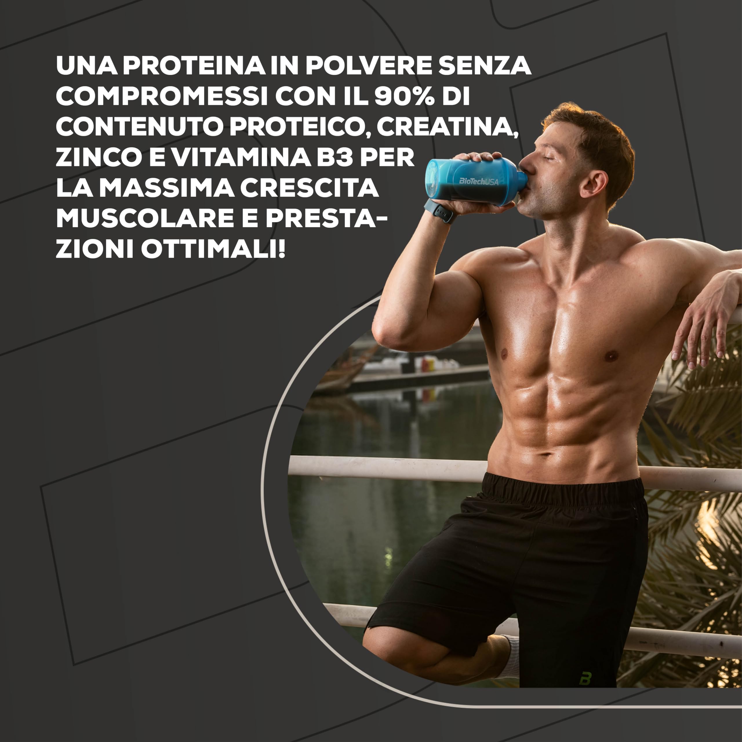 BioTechUSA Iso Whey Zero Black - Proteine con Creatina, Zinco, Vitamina B3 e Aminoacidi | 90% di Proteine | Senza Zucchero, Senza Lattosio, Senza Glutine, 908 g, Cioccolata