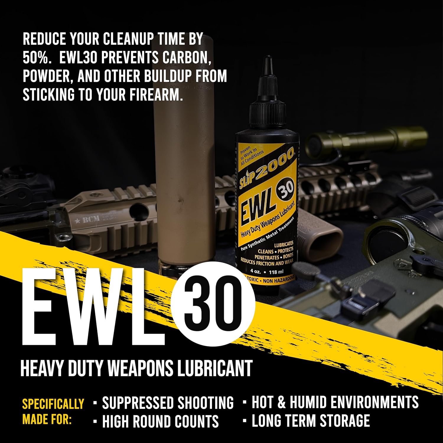 Slip 2000 EWL (Extreme Weapons Lubricant) Buddy Pack + EWL30 Buddy Pack Gun Lubrication Bundle with Needle Tip Applicators