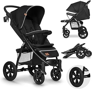 LIONELO Annet Tour Silla de paseo, bebe carro, hasta 22 kg, ajuste del respaldo a la posición tumbada, ruedas sin mantenim...