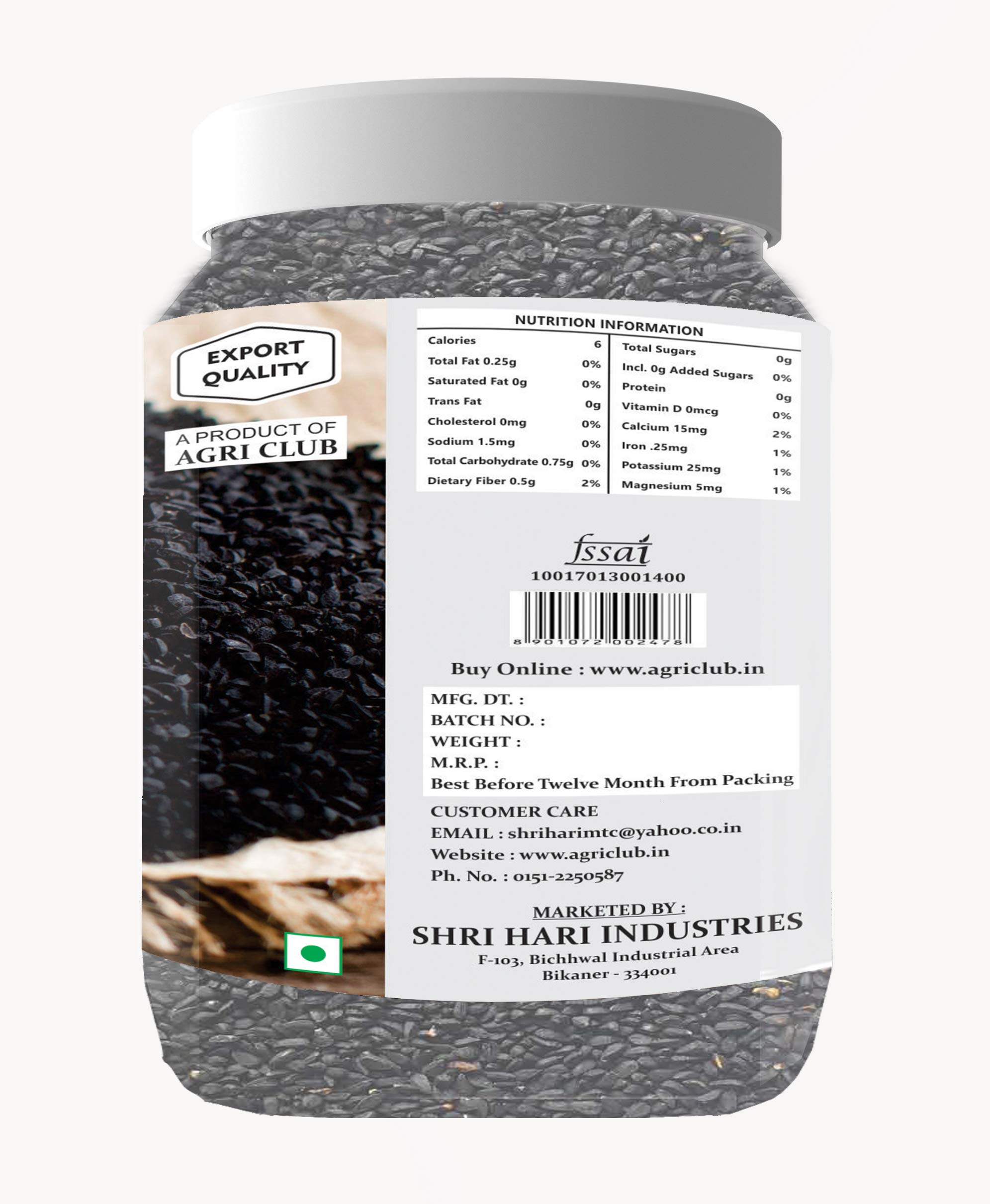 Agri Club Kalonji Seeds 500gm, Nigella Sativa, Kali Jeeri - Image 3 thumbnail