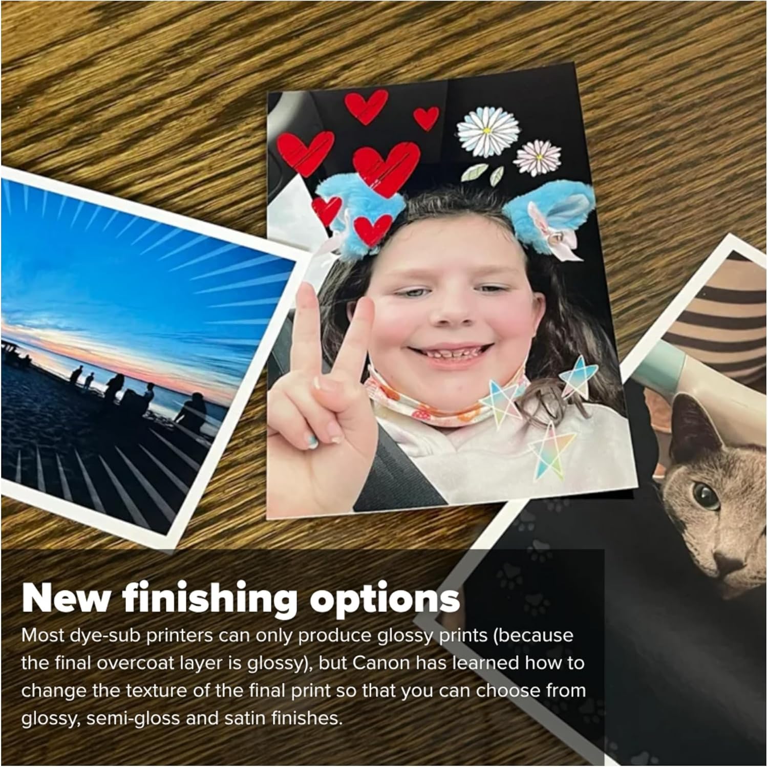 Canon CP1500 Compact Photo Printer (Black) Bundle with RP-108 Color Ink and Paper Set (Pack of 2