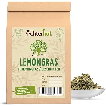 Lemongrass 250g Lemongrass dried and cut Ideal for use in the preparation of tea Fine lemon-like taste from Achterhof