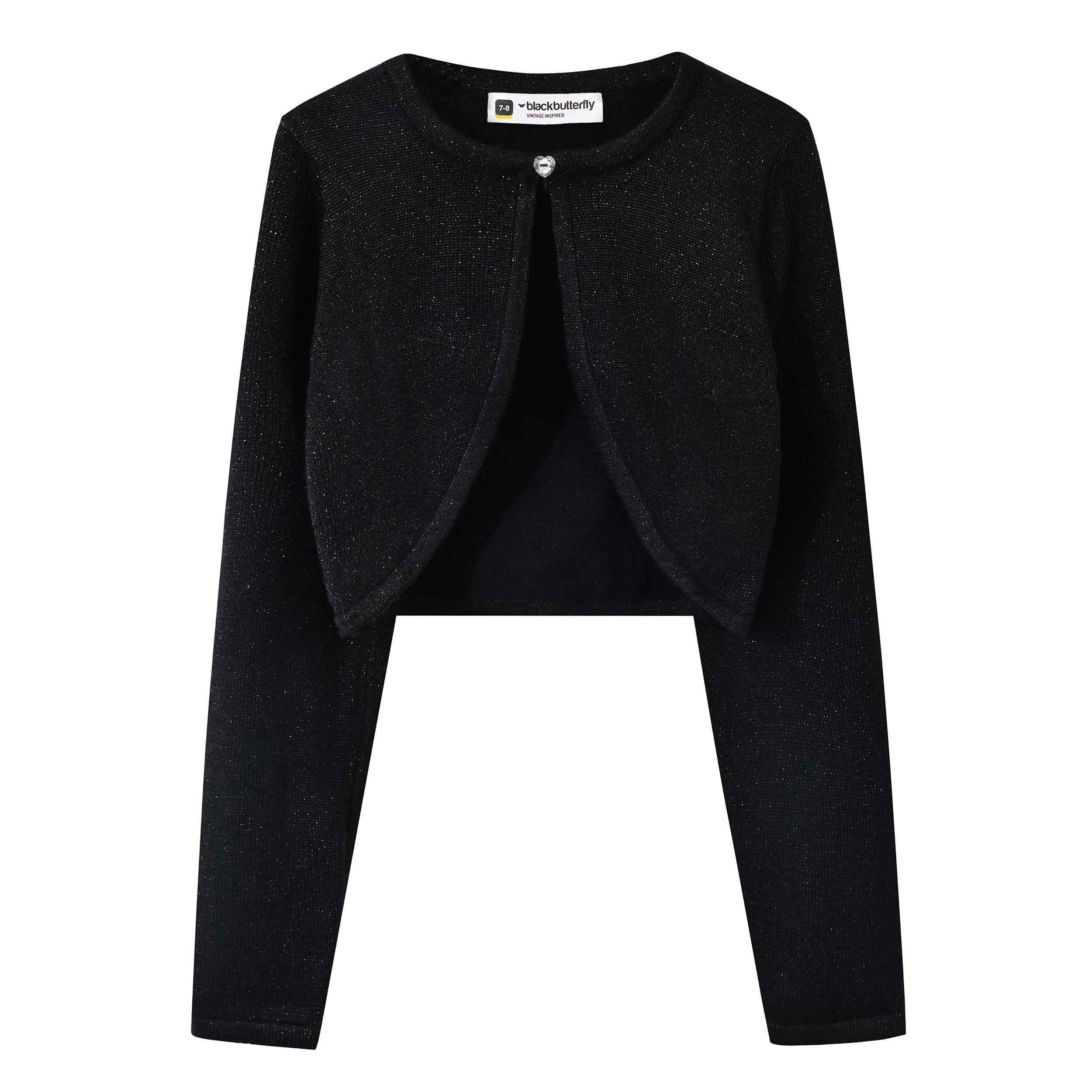 BlackButterfly Girls Sparkle Knit Bolero