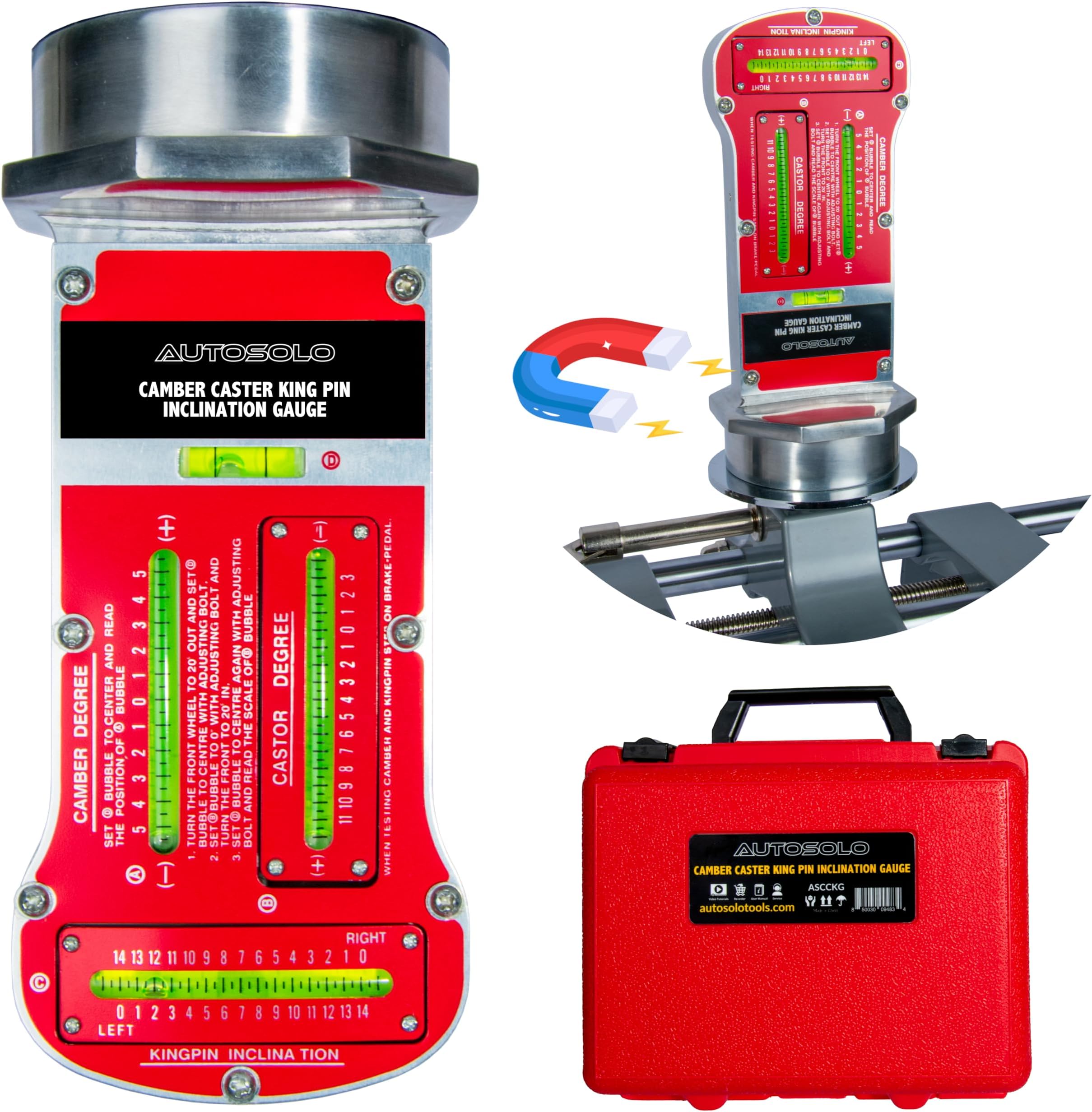 Amazon.com: PMD Products 3D DSP Wheel Alignment Rack Tool for Camber ...