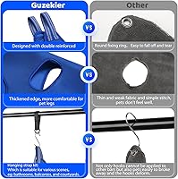 Vista 11 de Guzekier Arnés de hamaca de aseo para perros y gatos para perros, arnés para perros para aseo, bolsa de sujeción para hamaca para perros