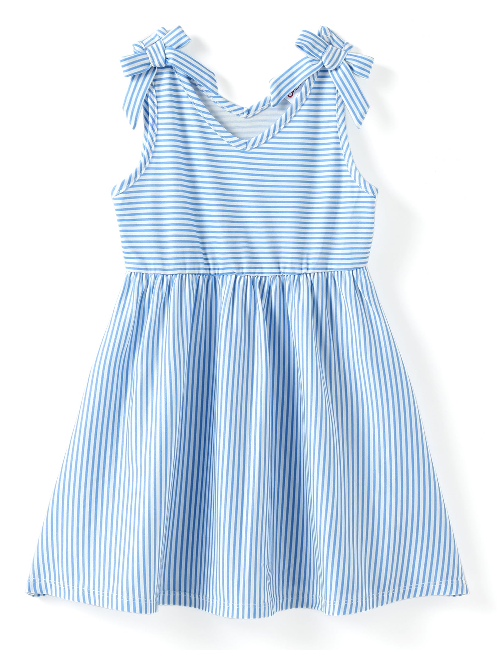 PATPAT Abiti Bambina e Ragazze Vestiti Bambina Eleganti, Vestito Bambina con Spalline Farfalla e Svasatura A-Line, Abbigliamento Bambina età 12 Mesi-10 Anni