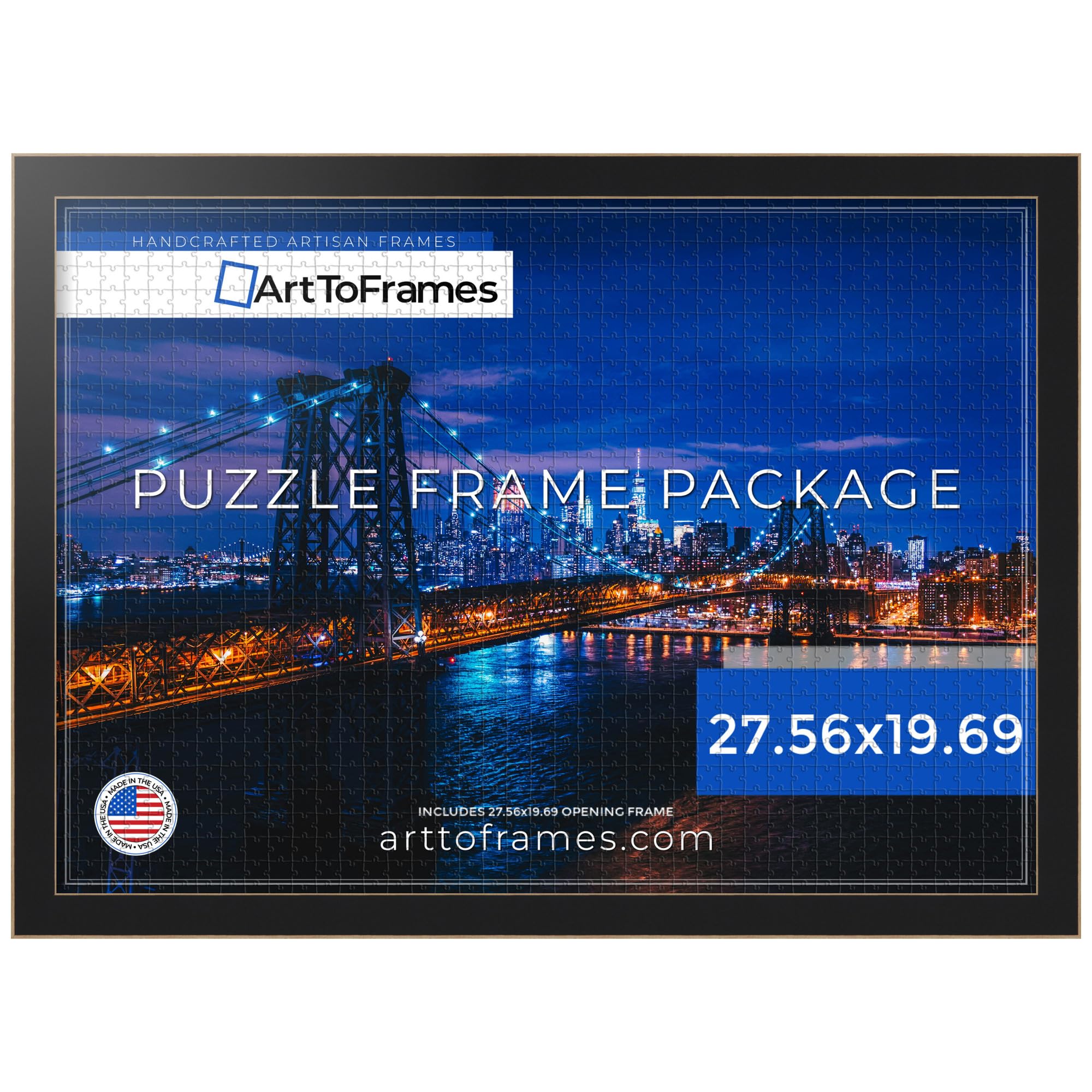 Amazon.com - ArtToFrames 27.56x19.69 INCH/70x50 CM Black Frame for