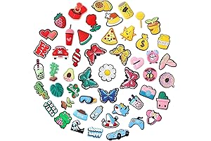 51pcs Colorful Shoe Jibbitz Charms for Fashionable Fun