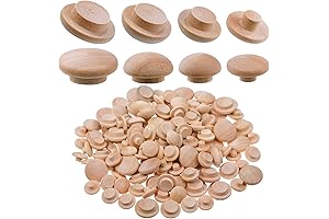 Bucherry 120 Pieces Assorted Sizes Furniture Plugs Set