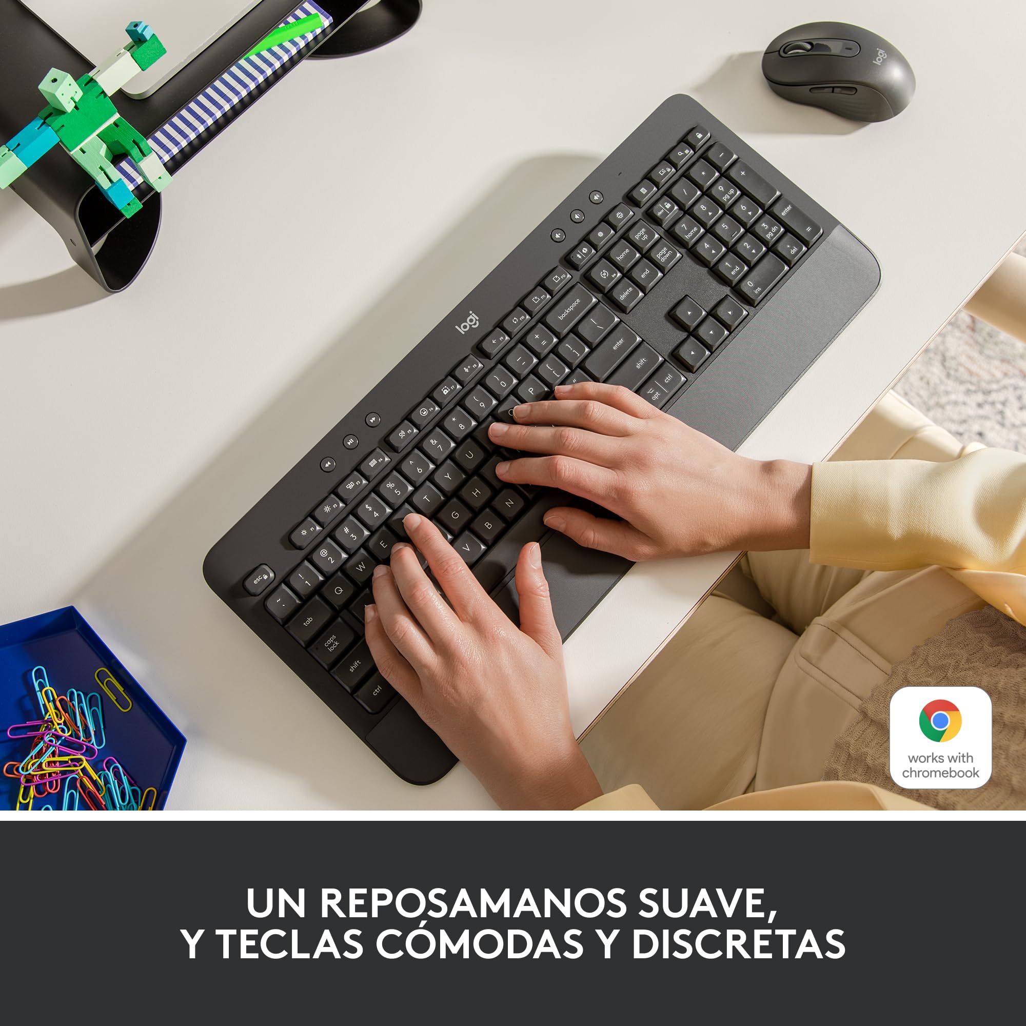 Logitech 920-010917 Teclado Inalámbrico, Negro, Tamaño único
