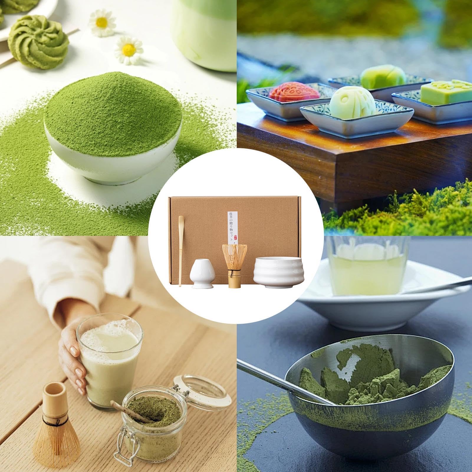 Matcha thee set Wasabi - Made in Japan - Matcha drinken zoals het hoort - Cadeau tip