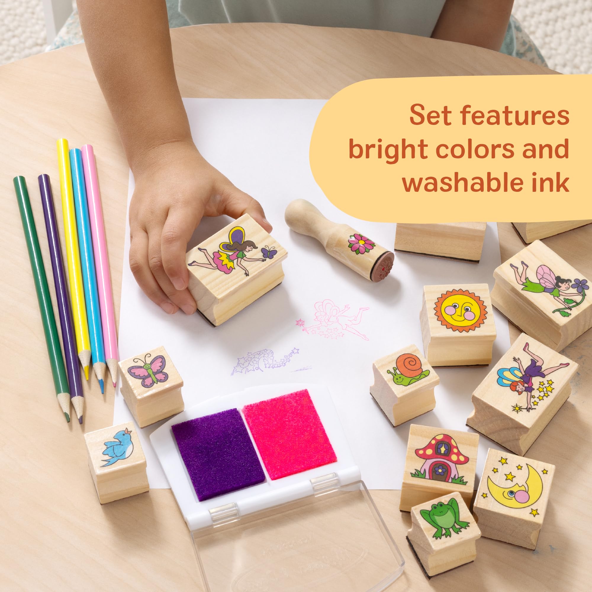 Melissa & Doug Stamp-A-Scene-Fairy Garden
