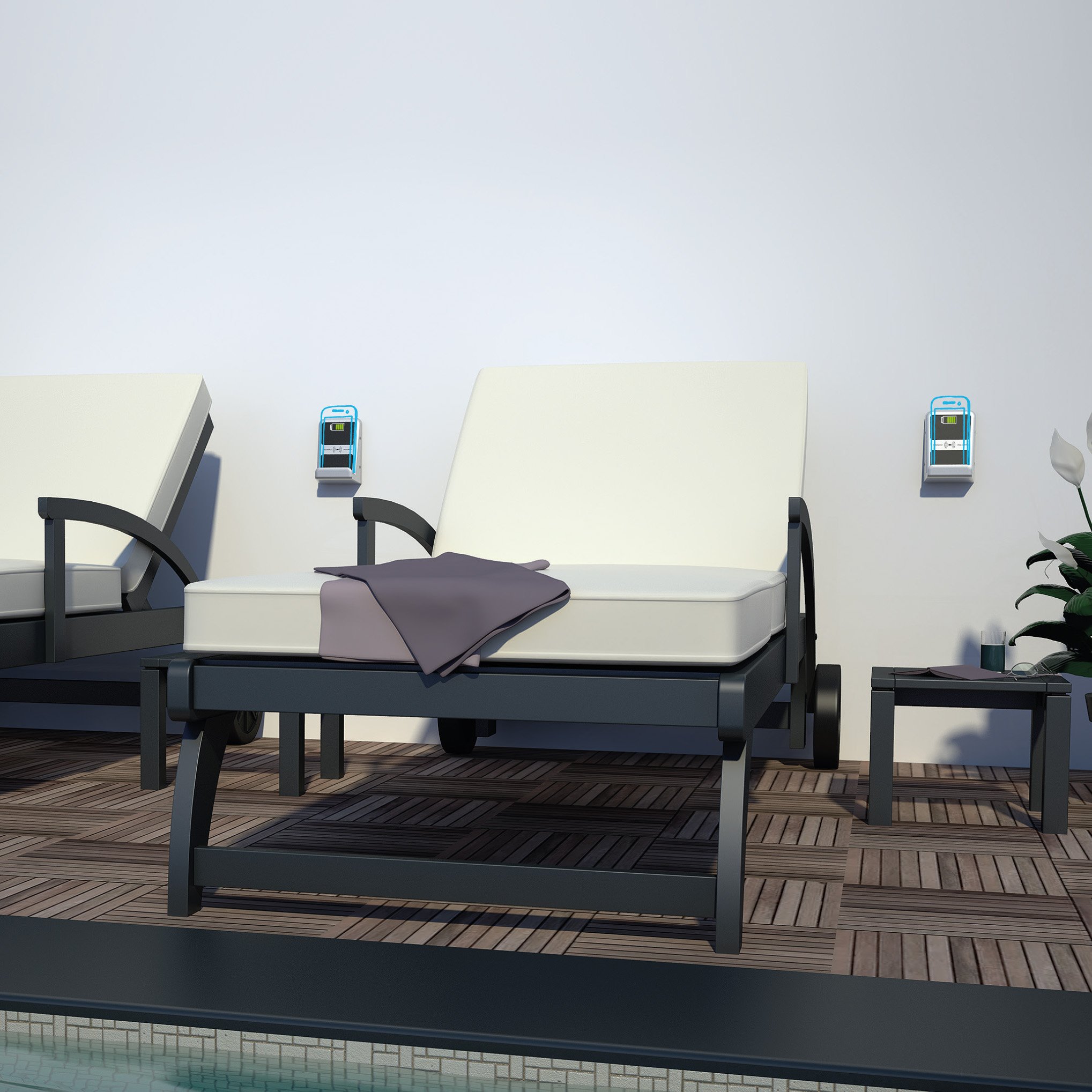 Image secondaire de Chargeur Induction Legrand IP66 IK08 Semi Encastré 5W pour Espace Public