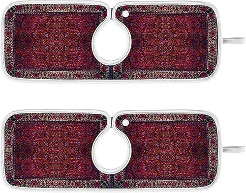 Miniatura 10 de Tapete protector contra salpicaduras para fregadero de cocina, tapete de drenaje para fregadero de cocina, bandeja colectora de goteo para baño,