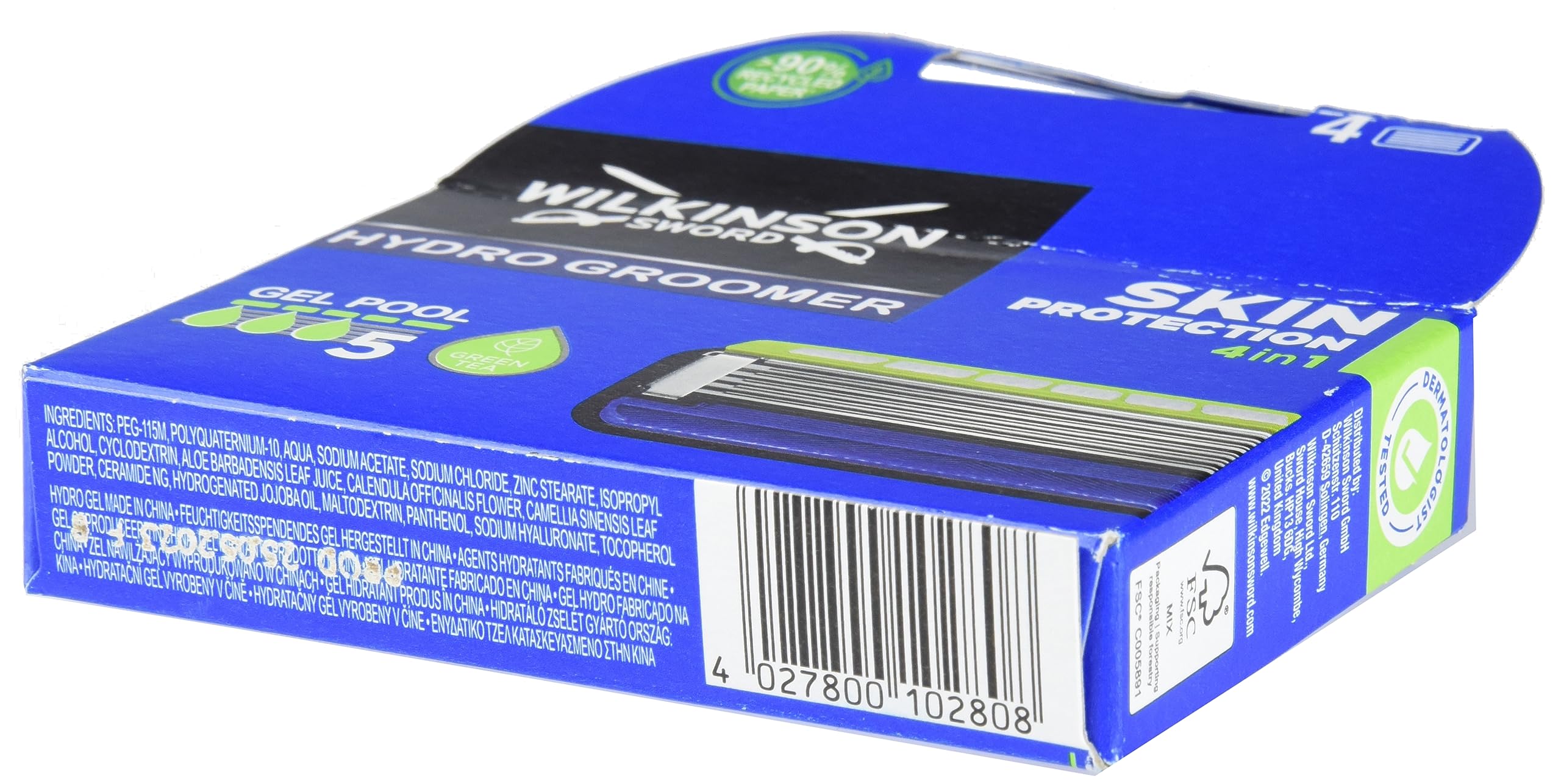 Wilkinson Sword 70010280 Ostrza do Golenia, 4 sztuki