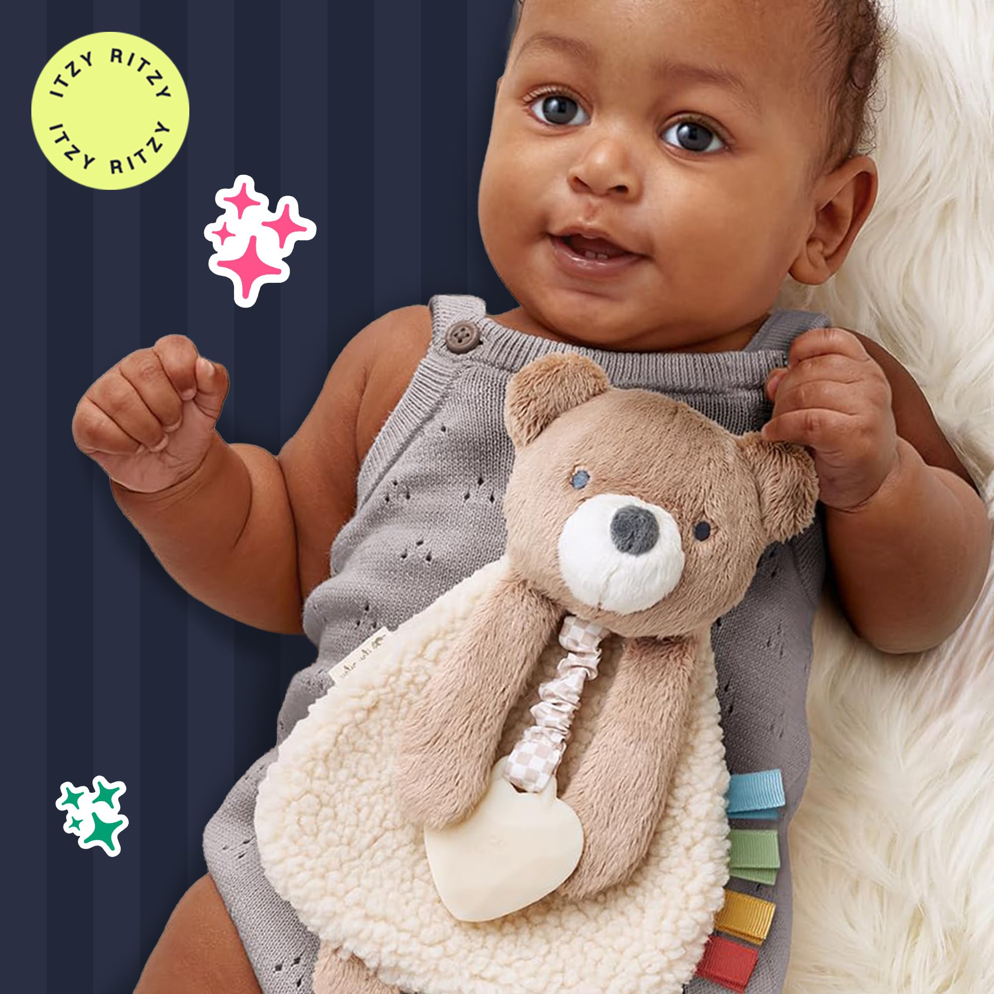 Amazon.com : Itzy Ritzy - Itzy Lovey Including Teether - Baby
