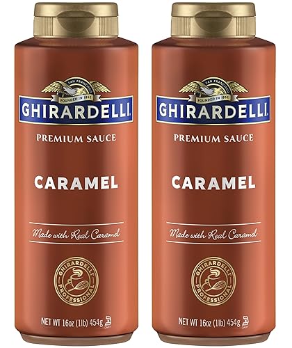 Salsa sabor caramelo de Ghirardelli de 17 onzas