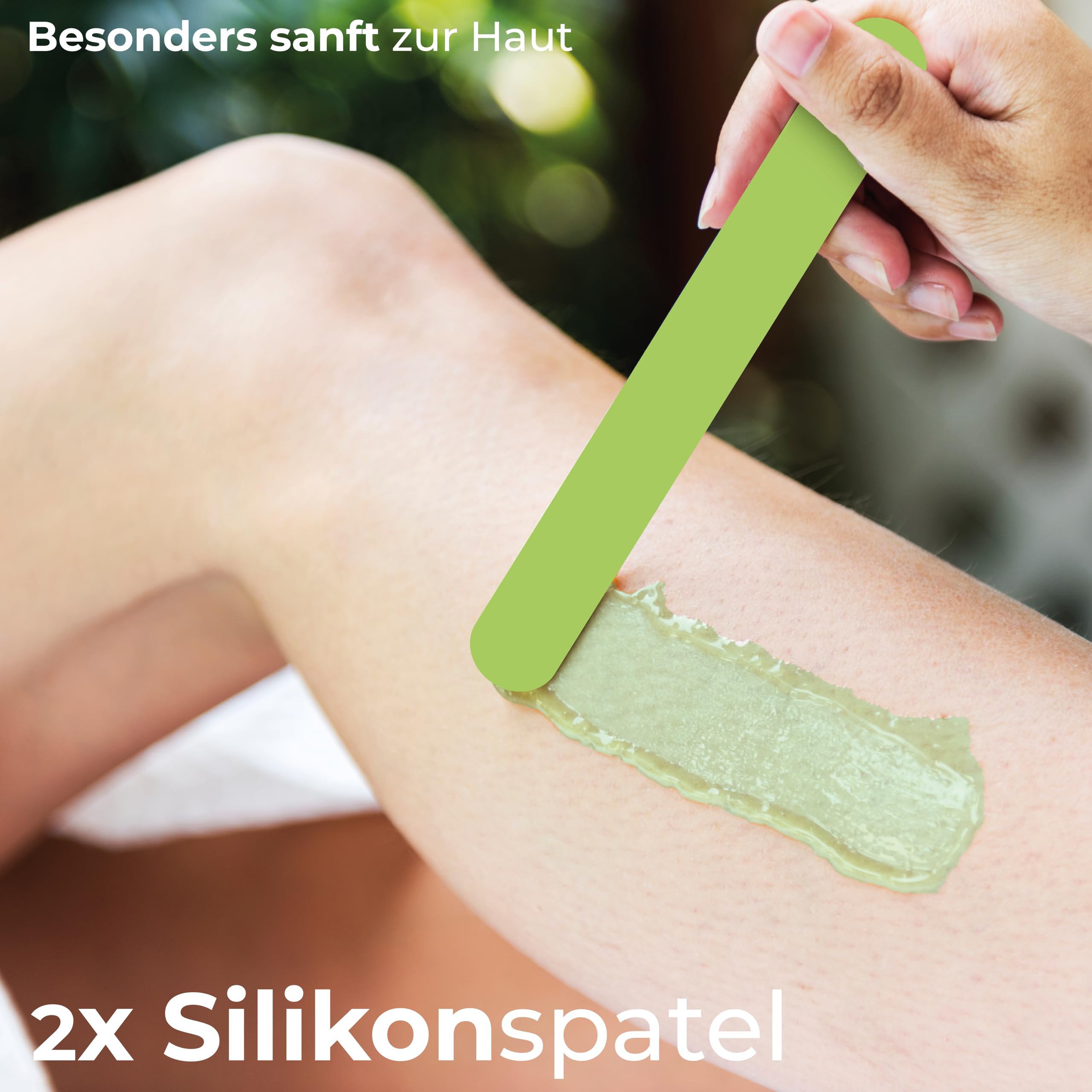 Heißwachs Perlen 1 kg – streifenfreies Warmwachs für Körper, Gesicht & Intimbereich, Waxing Bohnen zur Haarentfernung für empfindliche Haut (Aloe Vera Set)