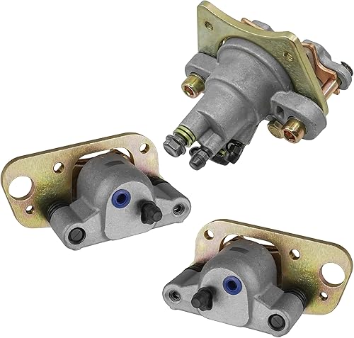 Miniatura 5 de Caltric Pinza de freno delantera y trasera con pastillas de freno compatible con Polaris Scrambler 500 4x4 2x4 2005-2009