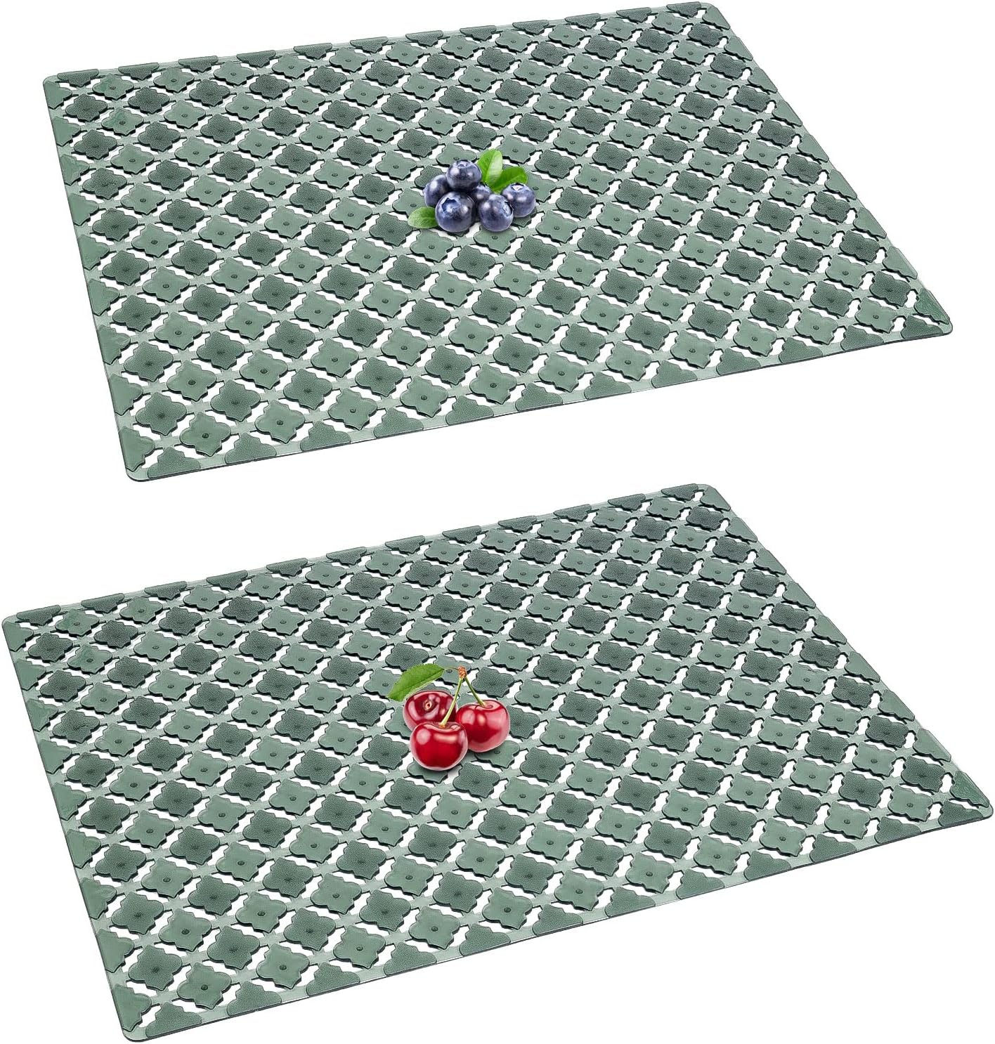 Qulable 2Pack Sink Mats for Bottom of Kitchen Sink PVC Sink