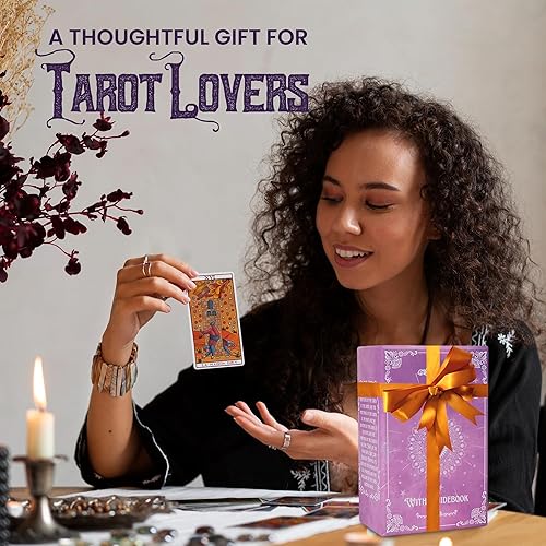 Miniatura 7 de Cartas del Tarot (púrpura)