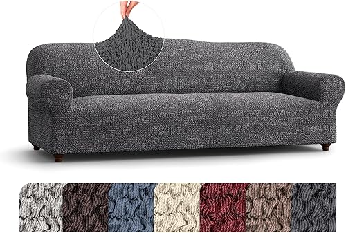 Miniatura 38 de PAULATO BY GA.I.CO. Funda desmontable para sofá - Funda elástica para sillón - Elegante funda para sofá con cojines - Funda desmontable de tela de