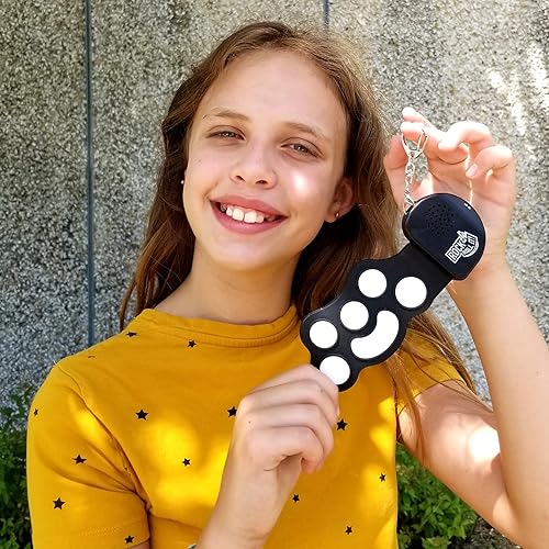 Miniatura 2 de Rock and Roll It - Micro Drum. Llavero de batería real que funciona y se puede jugar. Cuelga en una mochila y juega en cualquier lugar. Almohadilla