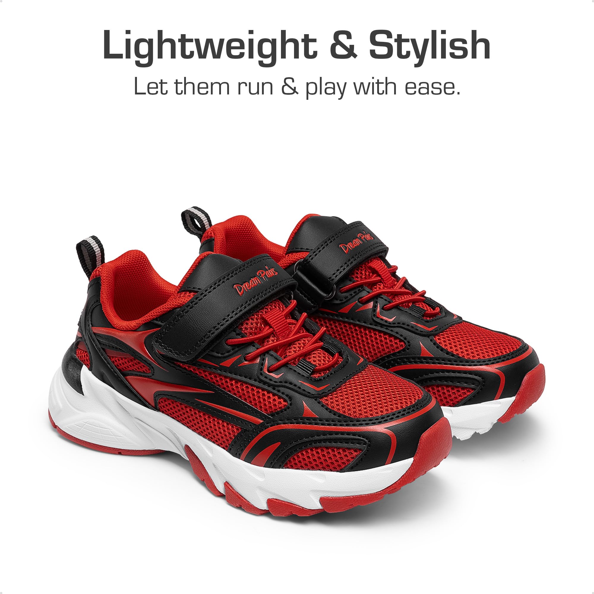 DREAM PAIRS Chaussures de tennis respirantes pour garçons et filles