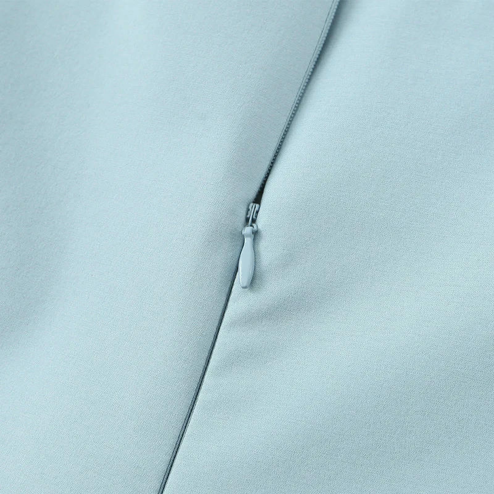 Vestito Donna Donne Fashion con Blu Blu Senza Blu Senza Zipper Abiti Abbigliamento Vintage Senza Spalline Femminile Maschile Abiti da Donna Chic-Blu-XS