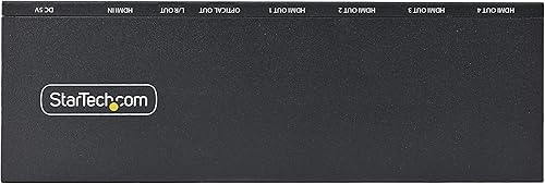 Miniatura 9 de StarTech. com - Divisor HDMI de 2 puertos (1 x 2) - Divisor de audio y video 4K 60Hz UHD HDMI 2.0 con escalador y extractor de audio (0.138inSPDIF)