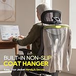 CYKOV Ergonomic Office Chair with Footrest - Adjustable Lumbar Support & Headrest, 90-160° Reclining Mesh Back Computer Chair - Home Office/Gaming, 150kg Capacity (Black, MESH)