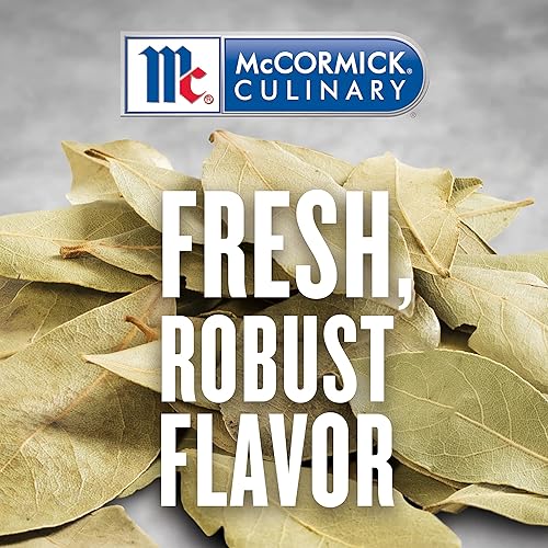 Miniatura 7 de McCormick Culinary Whole Bay Leaves, 8 onzas, un recipiente de 8 onzas de hojas de laurel enteras a granel para un sabroso sabor floral, perfecto en