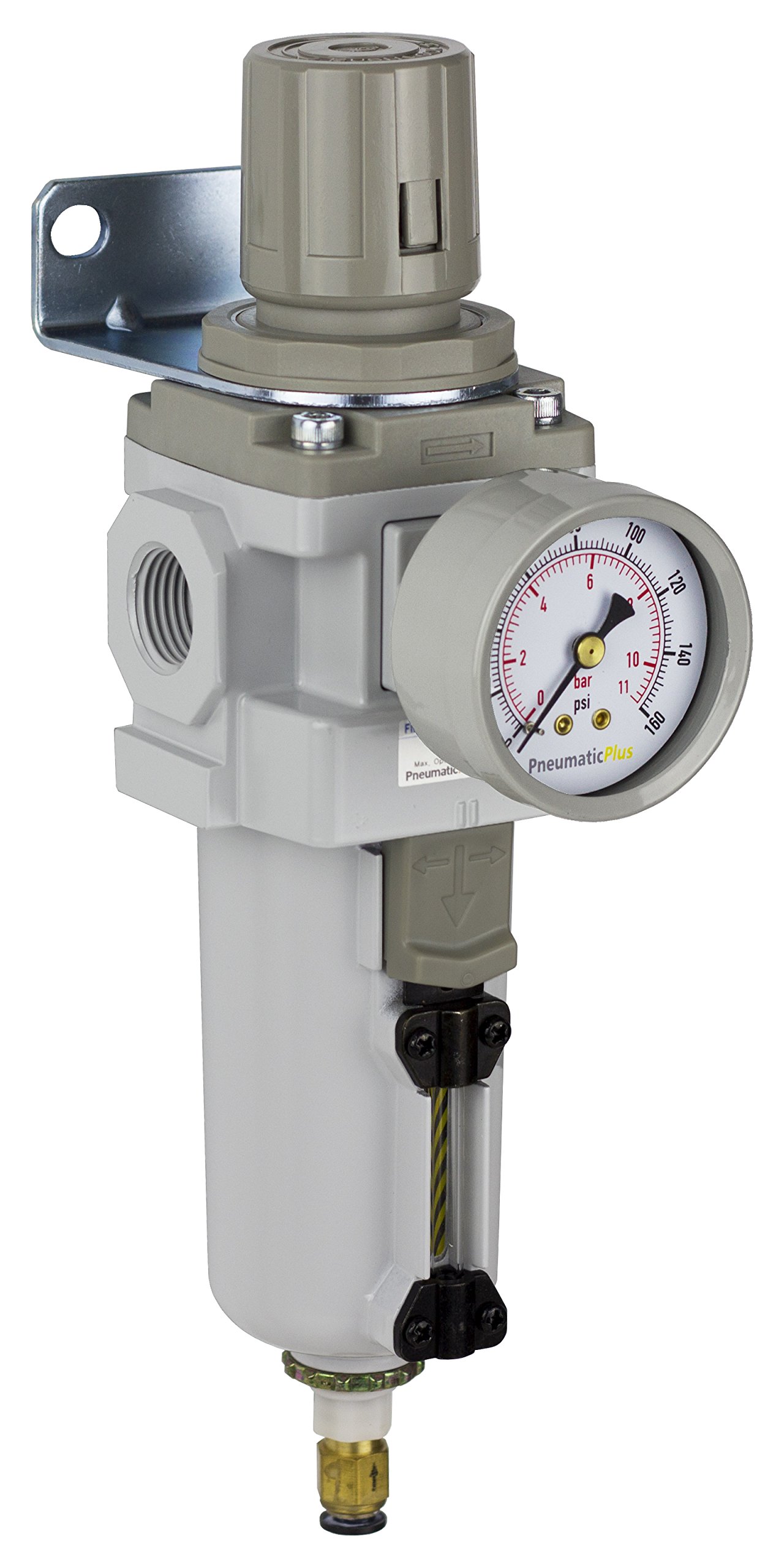 Buy PneumaticPlus SAW40004BDGMEP Compressed Air Filter Regulator