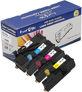 PRINTOXE® Compatible Set for Dell 1250C of 4 Toner Cartridges for Dell 1250C / 1350cnw / 1355cn / 1355cnw / C1760nw / C1760nfw / C1765nf