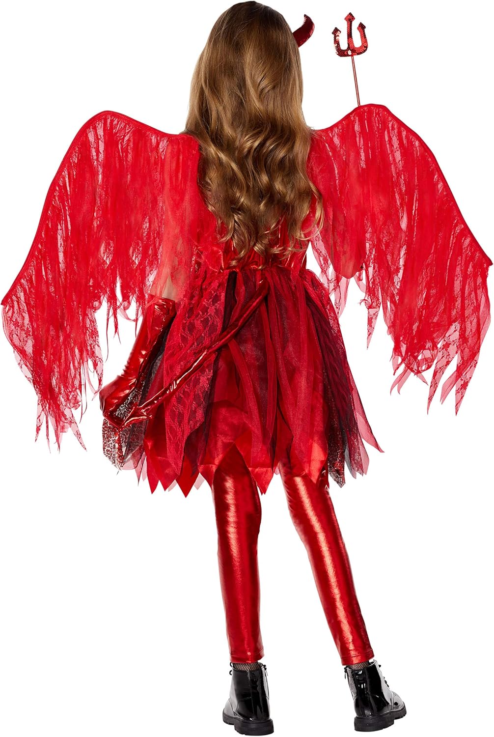 Spirit Halloween Kids Devil Costume – The Signature Collection | Demon Cosplay | Couples Costume | Classic Halloween Costume - Image 2