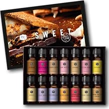 P&amp;J Trading Sweet Essential Oil - 14x10ml Set, Premium Fragrance Oils for Candle Making, Diffuser, Soap, Perfume, Bath &amp; Body, Cruelty-Free