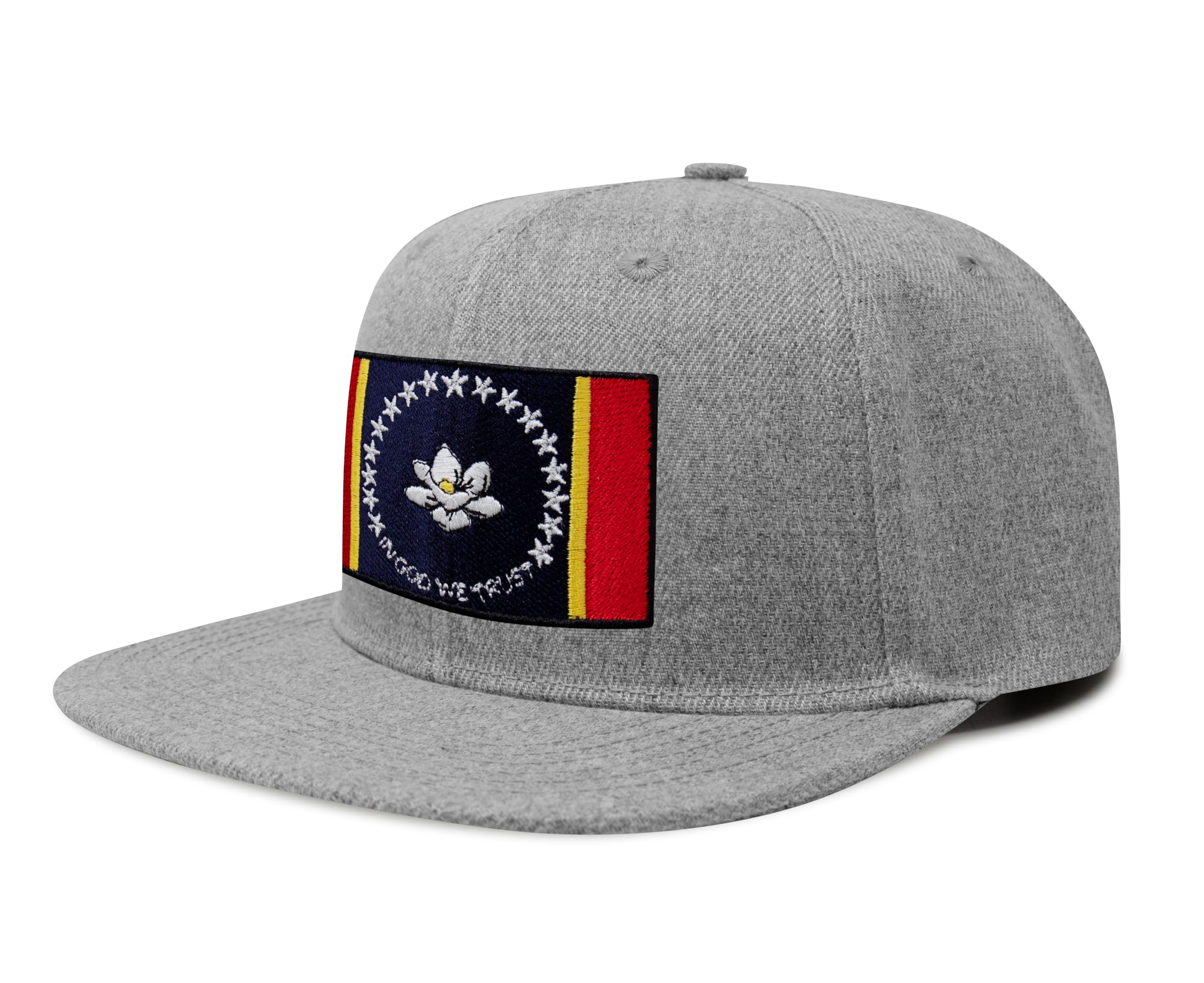 International Tie State Hat for Men and Women, Adjustable Snapback Trucker Baseball Cap with Embroidered Patch